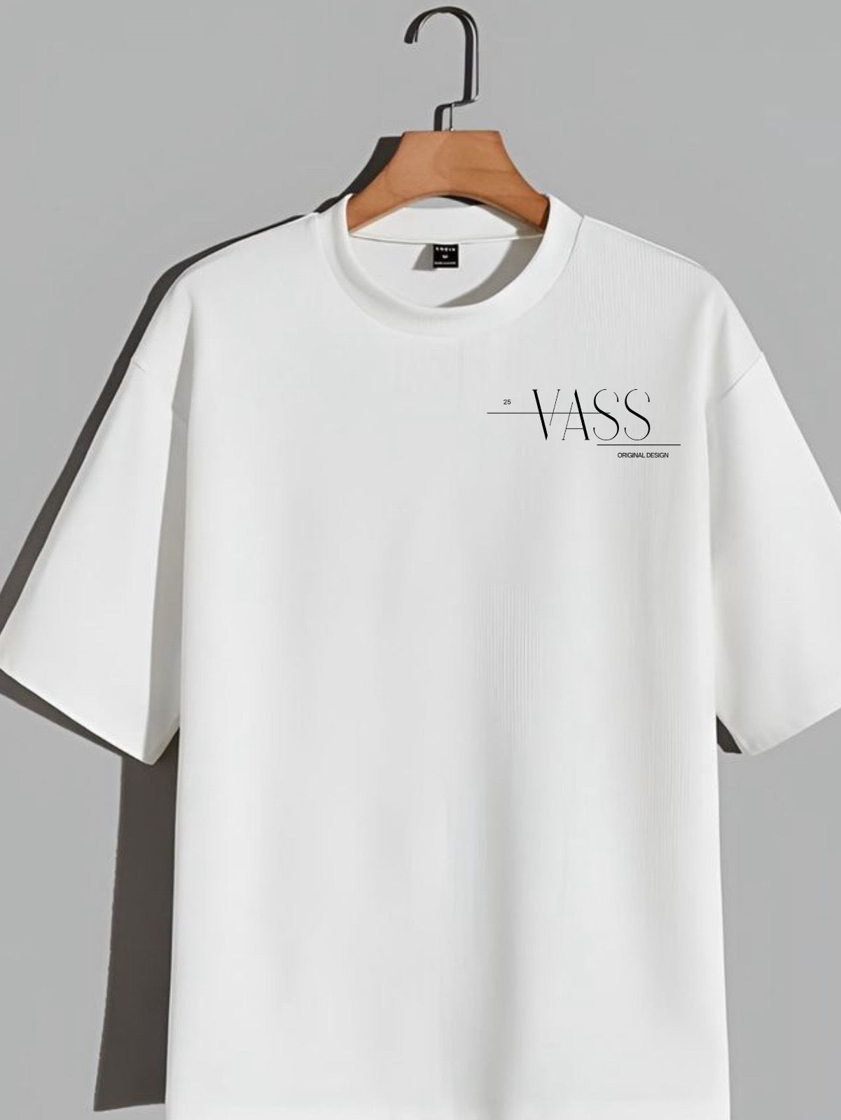 VASS ORIGINAL - Premium White Oversize T-Shirt