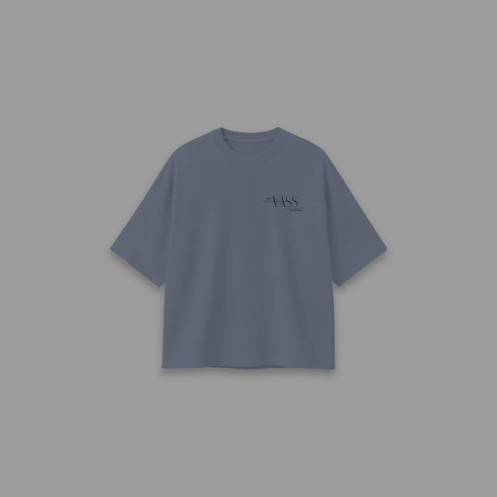 VASS ORIGINAL - Playera Boxy Fit Bordada Premium