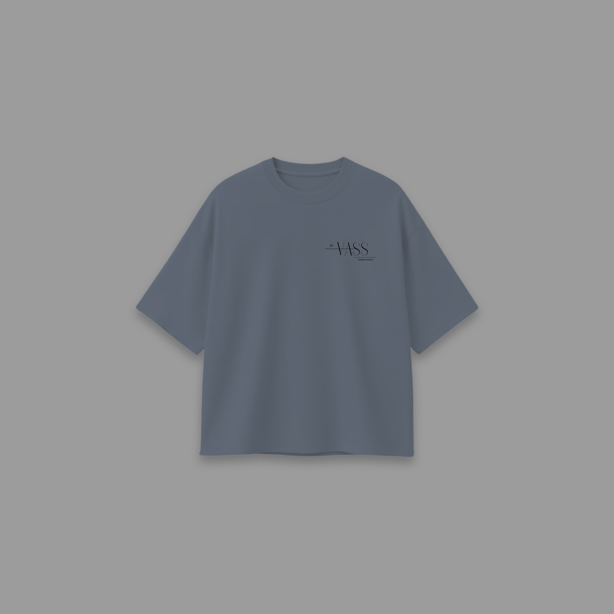 VASS ORIGINAL - Playera Boxy Fit Bordada Premium